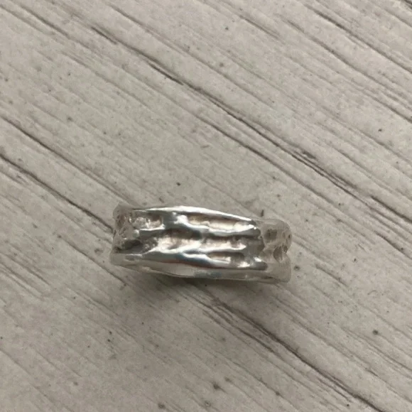 Sterling silver band - Picture 5 of 6